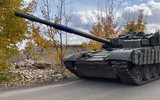 Khi xe tăng Leopard 2A4 Đức được lắp giáp phản ứng nổ Kontakt-1 Liên Xô