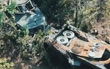 Tháp pháo xe tăng Leopard 2 Ukraine lần đầu bị thổi bay sau đòn tập kích của Nga