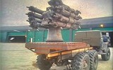 'Rồng biển' RBU-6000 phiên bản xe tải độc đáo của Nga bị drone Ukraine phá hủy