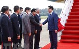 Chủ tịch Quốc hội Vương Đình Huệ bắt đầu thăm chính thức Lào
