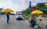 Sáng đầu tiên triển khai kiểm soát người và phương tiện theo phân vùng 1 tại Hà Nội