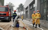 Xử lý vụ cháy giả định tại chung cư phường Đại Kim