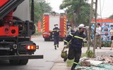  Nhiều lực lượng tham gia chữa cháy cứu nạn tình huống giả định 