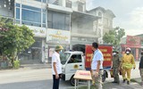 Kiểm tra, đánh giá công tác ứng trực, xử lý tình huống cháy tại phường Thạch Bàn