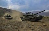 [ẢNH] T-80BVM ‘trình diễn thảm họa’ tại Army-2020 khi tên lửa không thể bắn trúng mục tiêu