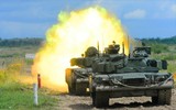 [ẢNH] T-80BVM ‘trình diễn thảm họa’ tại Army-2020 khi tên lửa không thể bắn trúng mục tiêu