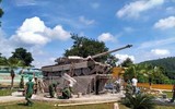 [ẢNH] Báo Nga trầm trồ trước xe tăng T-90 bằng bê tông của Việt Nam khi hoàn thiện