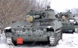 [ẢNH] Ukraine hoán cải pháo tự hành 2S1 Gvozdika thành xe chiến đấu bộ binh