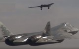 [ẢNH] UAV S-70 Okhotnik Nga sẽ đảm nhiệm vai trò hủy diệt UAV tấn công