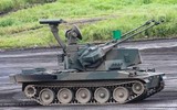 [ẢNH] Pháp biến xe tăng Leclerc thành tổ hợp phòng không tự hành ngang Tunguska Nga