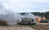 [ẢNH] Nga đang triển khai pháo tự hành mạnh nhất tới biên giới Ukraine
