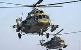 [ẢNH] Trực thăng Nga thoát nạn trong gang tấc trước tên lửa phòng không phiến quân