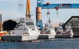 [ẢNH] Israel nhận thêm tàu tên lửa tàng hình 2.000 tấn mạnh nhất thế giới