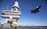[ẢNH] Tiêm kích F-35B chính thức hoạt động trên tàu sân bay Cavour