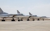 [ẢNH] Mỹ giật mình khi 3 oanh tạc cơ Tu-22M3 Nga xuất hiện tại căn cứ Hmeimim