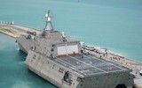 [ẢNH] Tàu chiến ven bờ LCS của Mỹ bị loại biên sớm là do... Nga và Trung Quốc