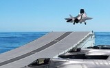 [ẢNH] Tàu sân bay Anh tổn thất tiêm kích F-35 khi chưa kịp 