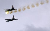 [ẢNH] Máy bay Nga tấn công dữ dội trả đũa vụ đánh bom khiến 1 quân cảnh thiệt mạng