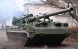 [ẢNH] Hàng loạt siêu pháo bắn đạn hạt nhân của Ukraine bất ngờ áp sát Donbass