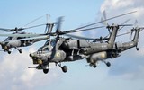 [ẢNH] Ukraine 'giật mình' khi chứng kiến Mi-28NM Nga mang tên lửa Khrizantema-VM 