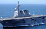 [ẢNH] Tàu sân bay Nhật Bản phô diễn hỏa lực không thua kém Đô đốc Kuznetsov Nga