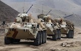 [ẢNH] Nga tăng cường hơn 100 thiết giáp tới Tajikistan đề phòng Taliban gây hấn