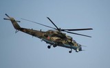 [ẢNH] Trực thăng Nga bị tấn công tại miền Bắc Syria?