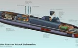 Sức mạnh tàu ngầm tuyệt mật Husky có thể đánh chìm tàu sân bay đối phương