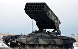 Nga 'phủ kín' biên giới Ukraine bằng tổ hợp phun lửa hạng nặng TOS-2 Tosochka