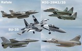 Tiêm kích Su-35 kết hợp Rafale tạo ưu thế tuyệt đối cho Không quân Ai Cập