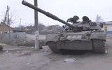 Xe tăng hàng hiếm T-80UE1 của Nga tham chiến tại Ukraine