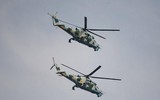 Sức mạnh đáng nể của trực thăng Mi-24 Ukraine được cho là vừa tập kích kho xăng Belgorod