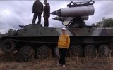 Ukraine tung tổ hợp pháo phản lực tự chế từ rocket hàng không vào chiến trường Donbass