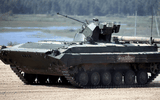 Chiến xa bộ binh BMP-1AM Basurmanin bật tung tháp pháo như xe tăng T-72B3 khi bị trúng đạn