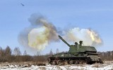 Chiến xa bộ binh BMP-3 Nga tan nát sau phát bắn của pháo 152 mm Ukraine?
