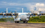 Vận tải cơ An-22 Antey 'quý hiếm' của Nga đưa hàng hóa bí mật tới Belarus