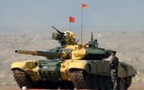 Nga lần đầu tung vào chiến dịch phiên bản xe tăng T-90 đặc biệt