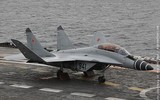 Tiêm kích hạm 'hàng hiếm' của Nga lần đầu tấn công mục tiêu tại Ukraine