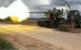Quân đội Ukraine dùng pháo phòng không tự hành ZSU-57-2 'đồ cổ' tấn công mặt đất