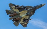 Tiêm kích tàng hình Su-57 Nga nhận đủ cặp vũ khí tấn công cực kỳ lợi hại