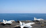 Tàu sân bay Mỹ ngoài khơi Yemen là tín hiệu báo trước cuộc tấn công lực lượng Houthi?