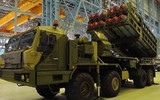 Bệ phóng S-350 Vityaz của Nga bị hỏng trong vụ trúng mìn hi hữu
