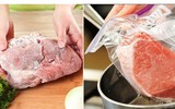 [ẢNH] Những lưu ý trong quá trình bảo quản và chế biến thịt lợn đông lạnh