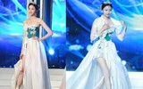 [ẢNH] ‘Cắt xẻ' hanbok, thí sinh hoa hậu Hàn Quốc khoe thân quá đà 