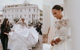 [ẢNH] Đám cưới đẹp như mơ của ‘thiên thần nội y’ và con trai Phó Tổng thống Ecuador 