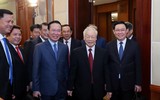 Hình ảnh Tổng Bí thư Nguyễn Phú Trọng chủ trì khai mạc Hội nghị Trung ương giữa nhiệm kỳ