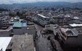 Hình ảnh về vụ sạt lở đất kinh hoàng ở Thủ đô Quito của Ecuador