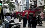 [Ảnh] Hiện trường vụ cháy nhà làm 4 người tử vong ở phố Tam Khương