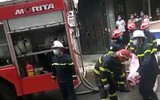 [Ảnh] Hiện trường vụ cháy nhà làm 4 người tử vong ở phố Tam Khương