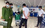 Khoảnh khắc bắt 'nóng' tên cướp tại phòng giao dịch ngân hàng BIDV
